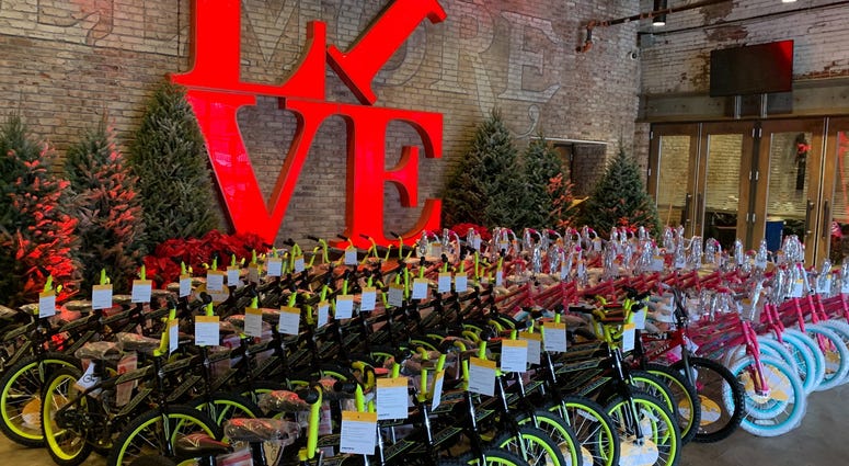 Officers from the 26th District held their annual Christmas party at The Fillmore for kids from a dozen elementary schools in Fishtown, Kensington and Northern Liberties, Dec. 11, 2019. 26th Police District Christmas Party