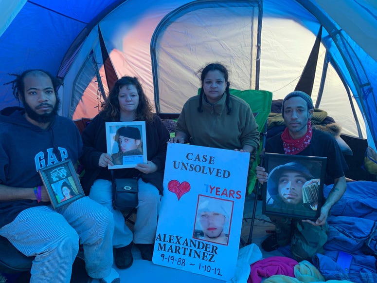Operation Save Our City staged a weekend campout in West Kensington to bring awareness to murders in the city. Operation Save Our City staged a weekend campout in West Kensington to bring awareness to murders in the city.