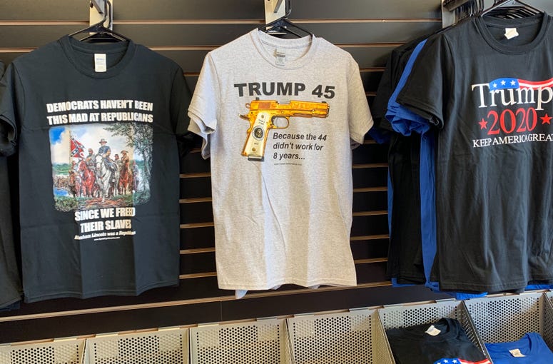 Business has been so good for Michael Domanico that, earlier this week, he opened The Trump Store in Bensalem, where he sells an array of Trump-themed Tchotchkes. Business has been so good for Michael Domanico that, earlier this week, he opened The Trump Store in Bensalem, where he sells an array of Trump-themed Tchotchkes.