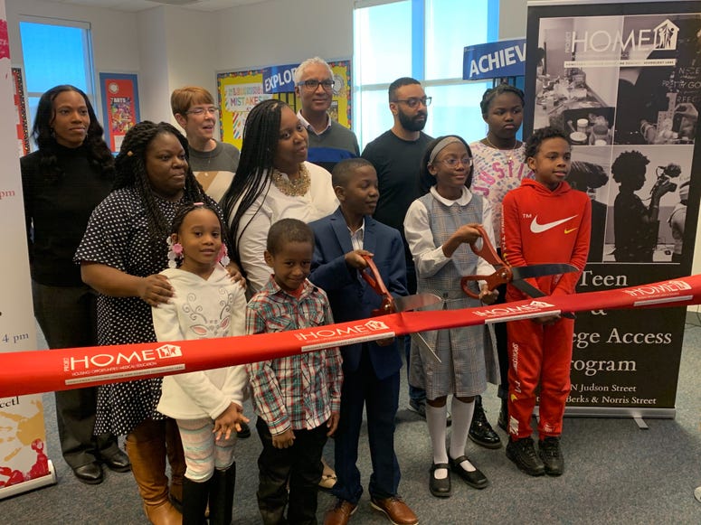 Philadelphia nonprofit Project HOME opened a new educational lab in North Philadelphia. Philadelphia nonprofit Project HOME opened a new educational lab in North Philadelphia.