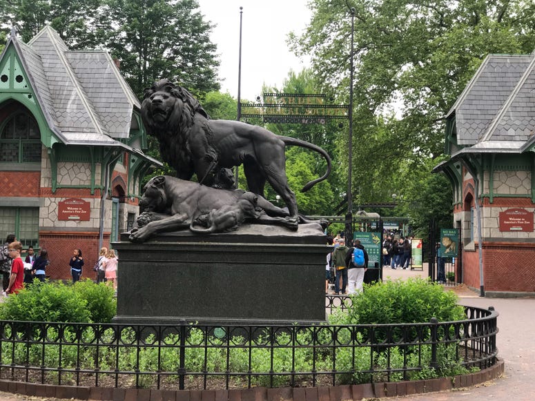 The entrance of the Philadelphia Zoo The entrance of the Philadelphia Zoo