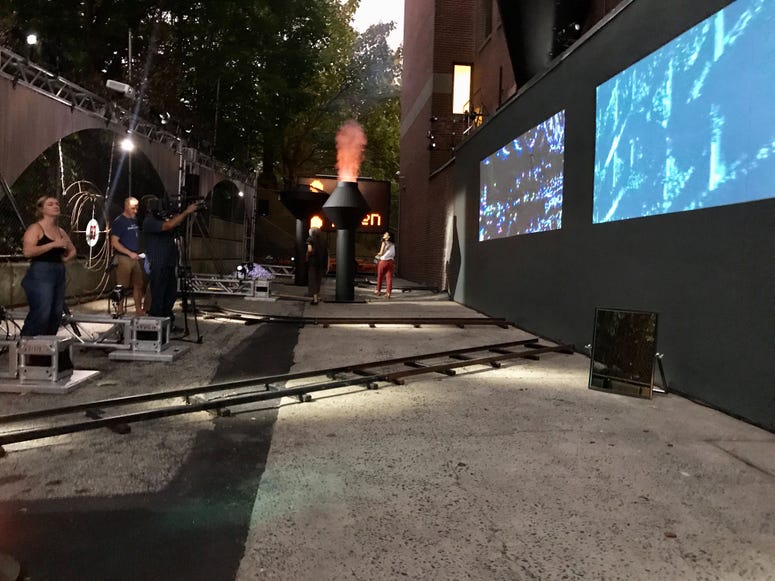 For three weekends in October, Philadelphia's Rail Park is turning into an immersive, multi-sensory, pop-up art experience looking at the past, present and future of the historic Reading Railroad corridor. For three weekends in October, Philadelphia's Rail Park is turning into an immersive, multi-sensory, pop-up art experience looking at the past, present and future of the historic Reading Railroad corridor.