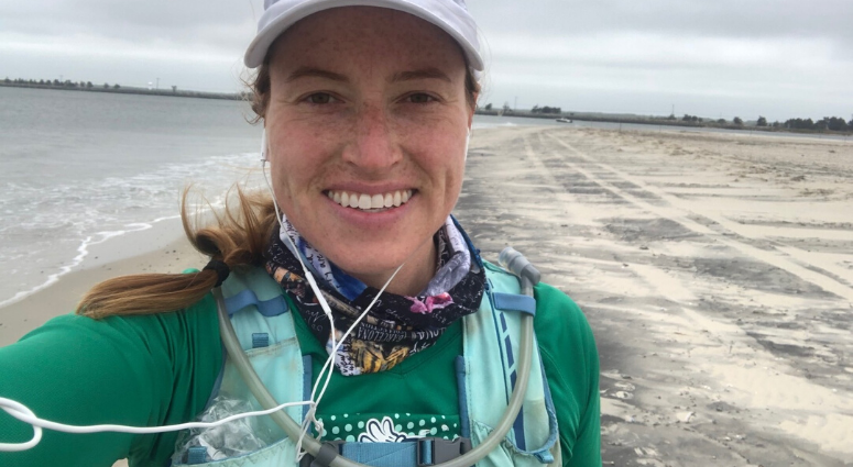 Veteran runner Britt Miller created her own course around Ocean City, and it ended up being a complete 26.2-mile marathon. Britt Miller