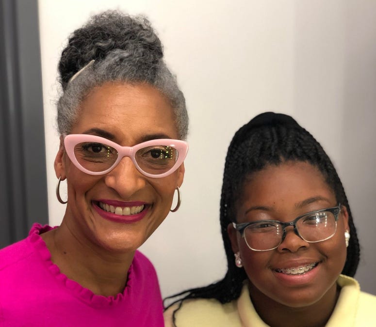 Lindenwold's Bryana Turner (right) with TV chef Carla Hall, one of the judges on "Girl Scout Cookie Championship." Lindenwold's Bryana Turner (right) with TV chef Carla Hall, one of the judges on "Girl Scout Cookie Championship."