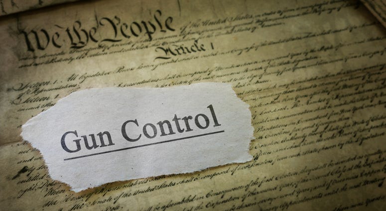 Gun Control news headline on the US Constitution Gun Control