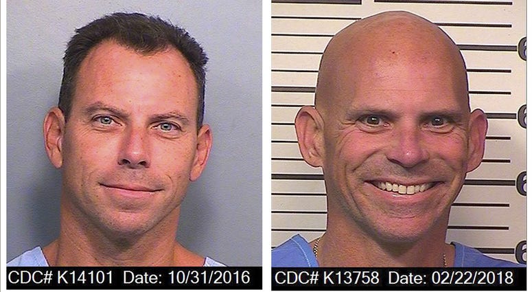An Oct. 31, 2016 photo provided by the California Department of Corrections and Rehabilitation shows Erik Menendez, left, and a Feb. 22, 2018 photo provided by the California Department of Corrections and Rehabilitation shows Lyle Menendez. An Oct. 31, 2016 photo provided by the California Department of Corrections and Rehabilitation shows Erik Menendez, left, and a Feb. 22, 2018 photo provided by the California Department of Corrections and Rehabilitation shows Lyle Menendez.