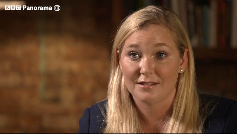 Virginia Roberts Giuffre speaks during an interview on the BBC Panorama program that aired on Monday Dec. 2, 2019. Virginia Roberts Giuffre speaks during an interview on the BBC Panorama program that aired on Monday Dec. 2, 2019.