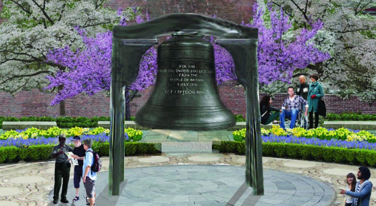 Artist rendering of Bicentennial Bell Bicentennial Bell