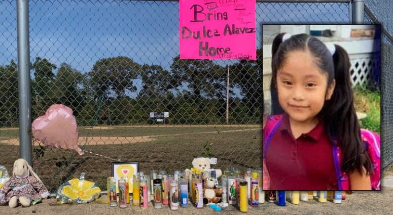 Bridgeton community members created a vigil outside the park where 5-year-old Dulce Maria Alavez was abducted on Sept. 16, 2019. Dulce Maria Alavez