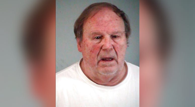 In this Monday, Jan. 27, 2020 photo made available by the Lake County Sheriff's Office, Wolfgang Halbig is under arrest. In this Monday, Jan. 27, 2020 photo made available by the Lake County Sheriff's Office, Wolfgang Halbig is under arrest.