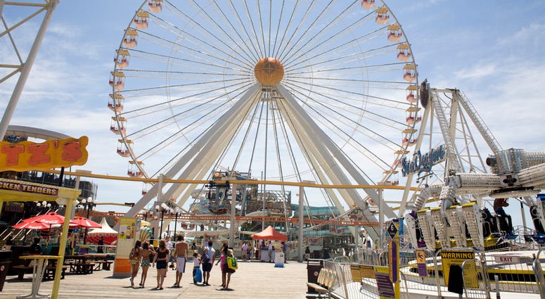 Morey's pier in Wildwood, New Jersey, circa 2010 Morey's pier in Wildwood, New Jersey, circa 2010
