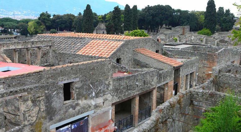 File photo taken on April 18, 2014 shows the scene of the Ancient Roman city of Pompeii in southern Italy. File photo taken on April 18, 2014 shows the scene of the Ancient Roman city of Pompeii in southern Italy.