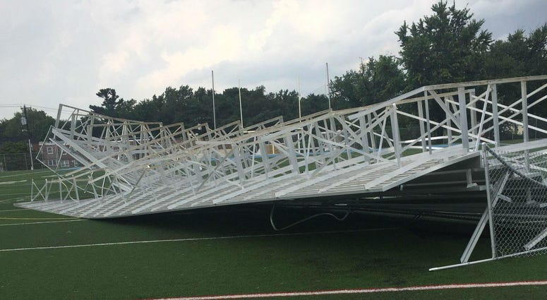 Wednesday's storm caused major damage to the Northeast Philadelphia park that was supposed to host the city's International Unity Cup tournament kick off. Wednesday's storm caused major damage to the Northeast Philadelphia park that was supposed to host the city's International Unity Cup tournament kick off.