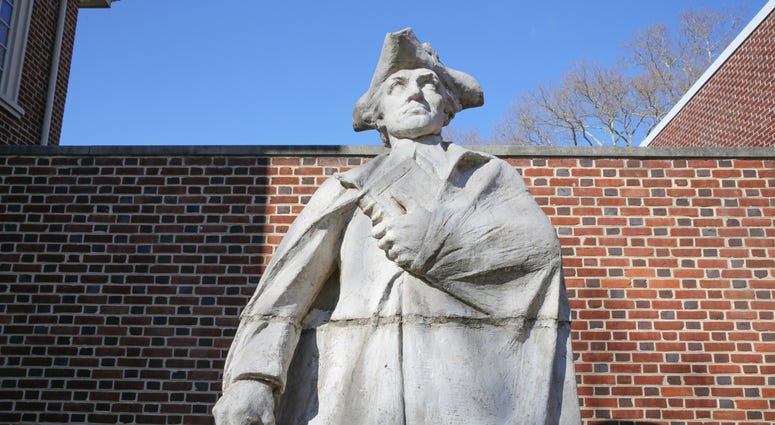 Sculptures by Alexander Stirling Calder located in the exterior garden of the Presbyterian Historical Society. Sculptures by Alexander Stirling Calder located in the exterior garden of the Presbyterian Historical Society.