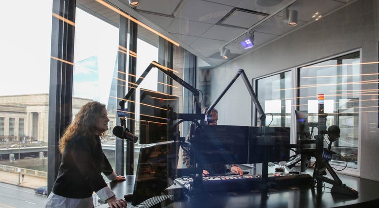 Breaking it in: Carol MacKenzie and Brandon Brooks take the brand new air studios for a spin. Breaking it in: Carol MacKenzie and Brandon Brooks take the brand new air studios for a spin.