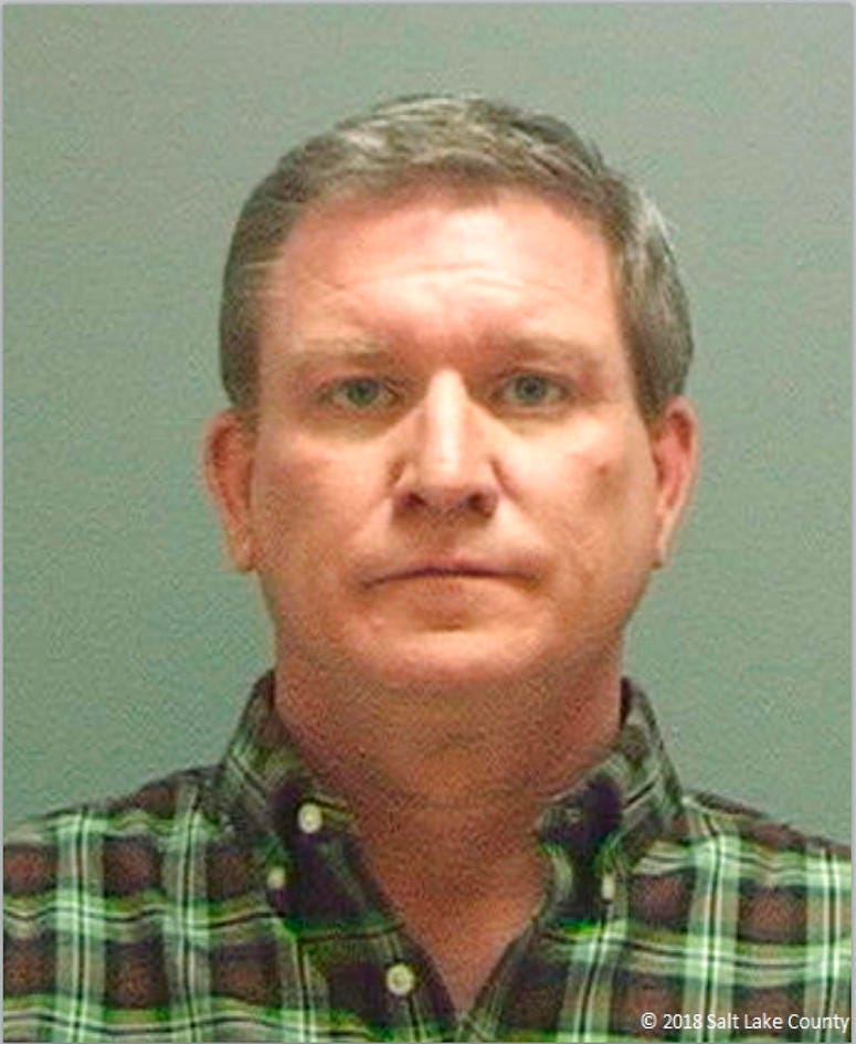 This undated booking photo provided by the Salt Lake County Sheriff's office shows former Disney channel actor Stoney Westmoreland who has been charged with six felony counts after authorities said he tried to have sex with a 13-year-old boy. Stoney Westmoreland