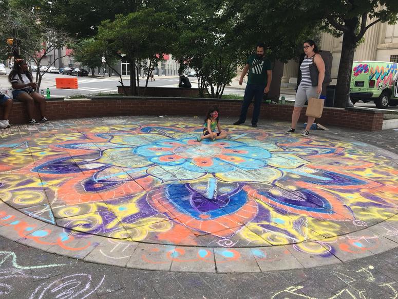Art station at Philly Free Streets 2018 Art station at Philly Free Streets 2018