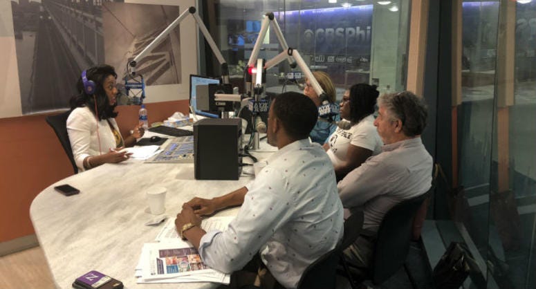 Guests include Lee Whack, spokesman for the school district; Jerry Roseman, director at the Philadelphia Federation of Teachers; Lisa Haver, co-founder of Alliance for Philadelphia Public Schools; and Kendra Brooks, coordinator of Our City, Our Schools. Guests include Lee Whack, spokesman for the school district; Jerry Roseman, director at the Philadelphia Federation of Teachers; Lisa Haver, co-founder of Alliance for Philadelphia Public Schools; and Kendra Brooks, coordinator of Our City, Our Schools.
