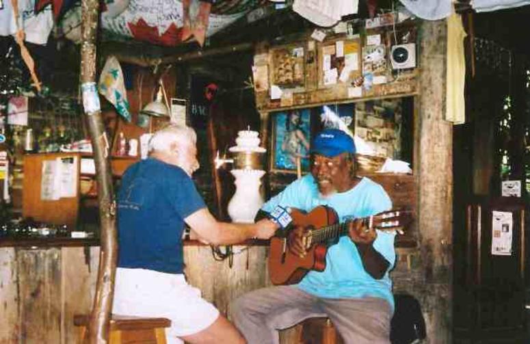 Foxy's Tiki bar in the Virgin Islands Foxy's Tiki bar in the Virgin Islands