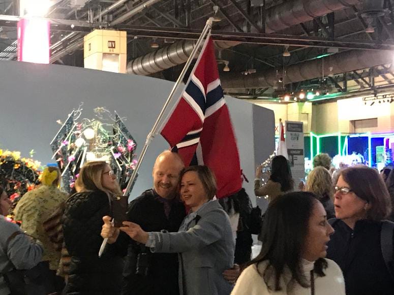 Interflora World Cup at the 190th Philadelphia Flower Show. Interflora World Cup