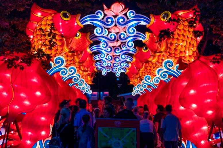 Chinese Lantern Festival in Franklin Square Chinese Lantern Festival