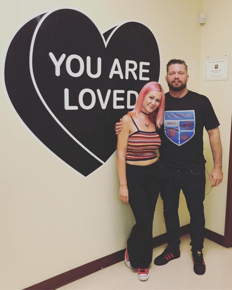 Philadelphia street artist Amberella is known for the power hearts she has installed around the city. You are Loved