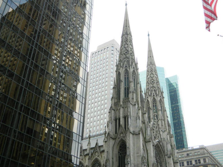 Spires of St. Patrick's. Spires of St. Patrick's.