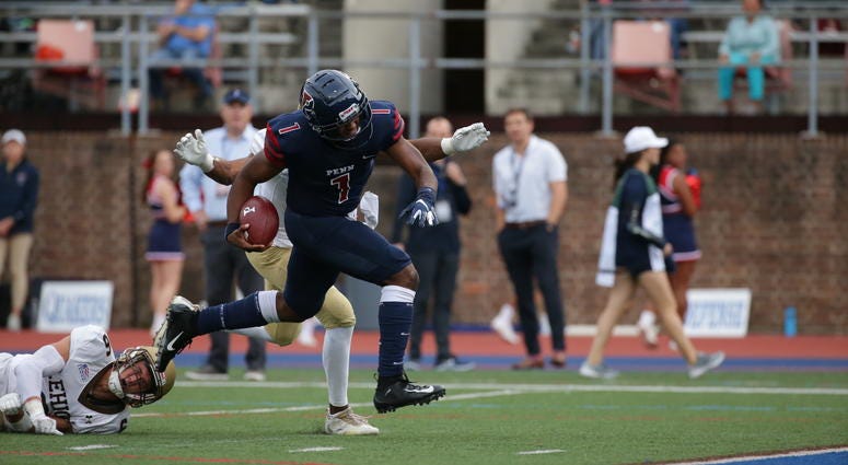 Penn back-up quarterback Ryan Glover threw his first touchdown pass of the season in a win against Cornell on Nov. 9, 2019. Ryan Glover