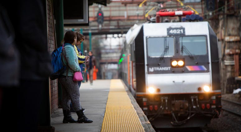Gov. Phil Murphy signs NJ TRANSIT reform legislation on Dec. 20, 2018 at the Summit Train Station in Summit, N.J. New Jersey Transit
