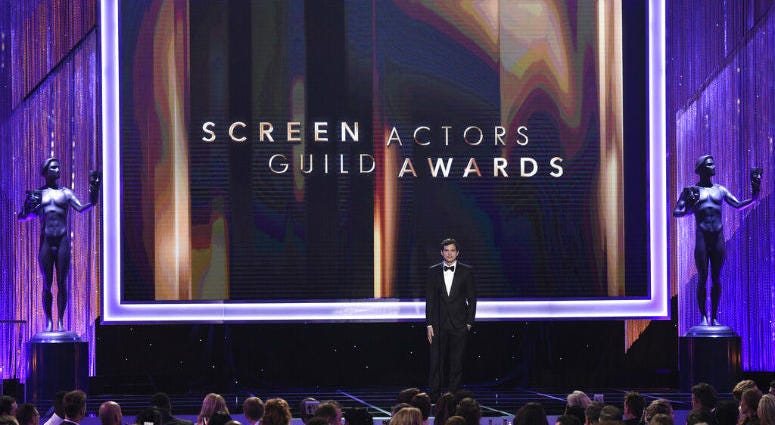 FILE - In this Jan. 29, 2017 file photo, Ashton Kutcher presents the award for outstanding performance by a female actor in a comedy series at the 23rd annual Screen Actors Guild Awards in Los Angeles. FILE - In this Jan. 29, 2017 file photo, Ashton Kutcher presents the award for outstanding performance by a female actor in a comedy series at the 23rd annual Screen Actors Guild Awards in Los Angeles.