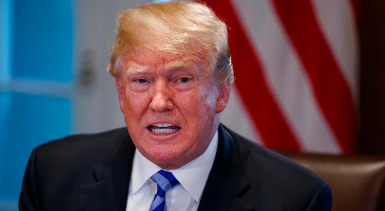 President Donald Trump speaks during a roundtable on immigration policy in California in the Cabinet Room of the White House. President Donald Trump speaks during a roundtable on immigration policy in California in the Cabinet Room of the White House.