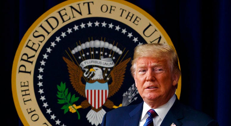 President Donald Trump says he has "absolute right to PARDON myself" but says has "done nothing wrong" in the Russia probe. President Donald Trump says he has "absolute right to PARDON myself" but says has "done nothing wrong" in the Russia probe.