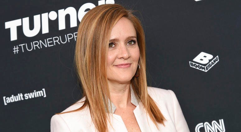 Samantha Bee is back on television, saying she's angry that the controversy over her use of a crude epithet to describe Ivanka Trump distracted from more important issues. Samantha Bee