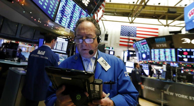 Trader Steven Kaplan works on the floor of the New York Stock Exchange, Wednesday, Dec. 26, 2018. Trader Steven Kaplan works on the floor of the New York Stock Exchange, Wednesday, Dec. 26, 2018.