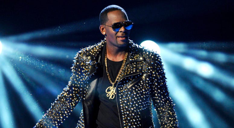 In this June 30, 2013 file photo, R. Kelly performs at the BET Awards in Los Angeles. R. Kelly