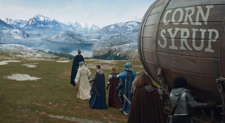This undated image provided by Anheuser-Busch shows a scene from the company's Bud Light 2019 Super Bowl NFL football spot. This undated image provided by Anheuser-Busch shows a scene from the company's Bud Light 2019 Super Bowl NFL football spot.