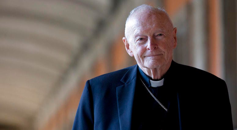On Saturday, Feb. 16, 2019 the Vatican announced Pope Francis defrocked former U.S. Cardinal Theodore McCarrick after Vatican officials found him guilty of soliciting for sex while hearing Confession. Former U.S. Cardinal Theodore McCarrick