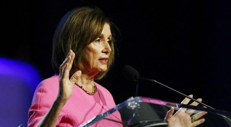 Speaker of the House Nancy Pelosi, D-Calif., addresses the NAACP convention, Monday, July 22, 2019, in Detroit. Speaker of the House Nancy Pelosi, D-Calif., addresses the NAACP convention, Monday, July 22, 2019, in Detroit.