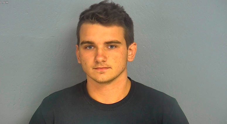 In this undated booking photo provided by the Greene County, Missouri, Sheriff's Office shows 20-year-old Dmitriy Andreychenko. Dmitriy Andreychenko