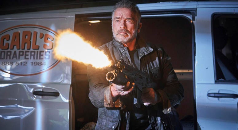 Arnold Schwarzenegger in "Terminator: Dark Fate." Arnold Schwarzenegger in "Terminator: Dark Fate."