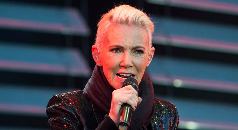 Marie Fredriksson, singer of the pop duo Roxette. Fredriksson has died, aged 61 after a long illness, according to an announcement Tuesday Dec. 10, 2019. Marie Fredriksson, singer of the pop duo Roxette. Fredriksson has died, aged 61 after a long illness, according to an announcement Tuesday Dec. 10, 2019.