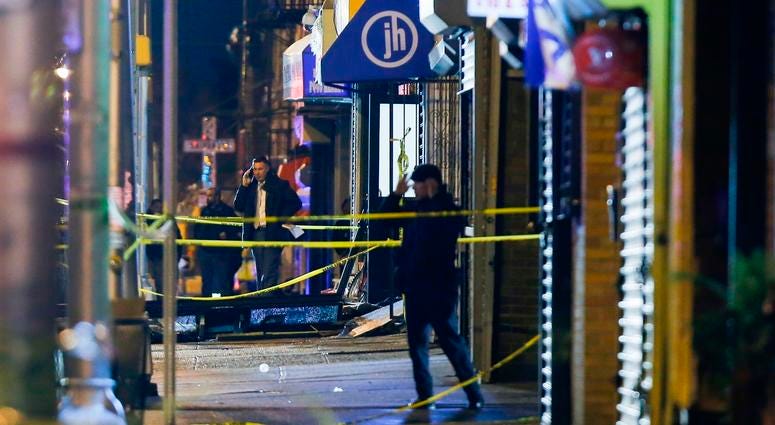 Law enforcement are seen at the scene following reports of gunfire, Tuesday, Dec. 10, 2019, in Jersey City, N.J. Law enforcement are seen at the scene following reports of gunfire, Tuesday, Dec. 10, 2019, in Jersey City, N.J.