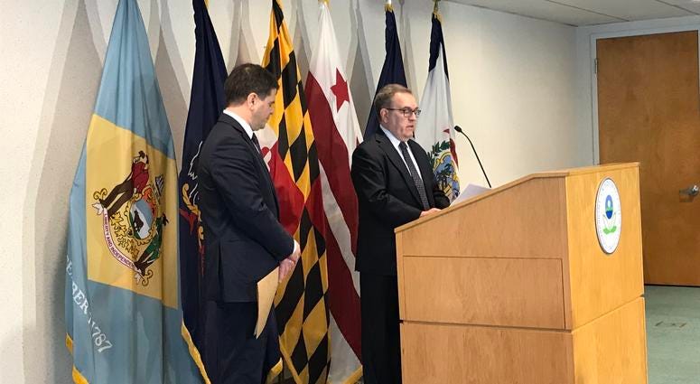 Acting EPA Administrator Andrew Wheeler is in Philadelphia to announce an action plan to deal with PFAS, which has affected drinking water in communities like Horsham, Warrington and Warminster. Acting EPA Administrator Andrew Wheeler is in Philadelphia to announce an action plan to deal with PFAS, which has affected drinking water in communities like Horsham, Warrington and Warminster.