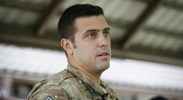 U.S. Air Force Master Sargent Derek Anderson talks about the risky operation of extracting the trapped boys and their soccer coach to Associated Press during an exclusive interview in Chiang Rai province, northern Thailand, Wednesday, July 11, 2018. U.S. Air Force Master Sargent Derek Anderson talks about the risky operation of extracting the trapped boys and their soccer coach to Associated Press during an exclusive interview in Chiang Rai province, northern Thailand, Wednesday, July 11, 2018.