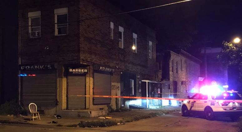 Authorities say a gunman opened fire at two undercover cops on Aug. 28, 2019, which led to a barricade situation that ended with five people in custody. North Philly barricade