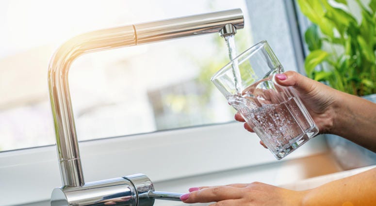Tap water. Tap water.