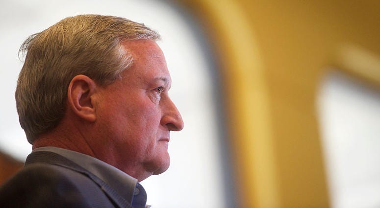 Mayor Jim Kenney attends a press conference, Jan. 8, 2016 in Philadelphia, Pennsylvania. Philadelphia Mayor Jim Kenney