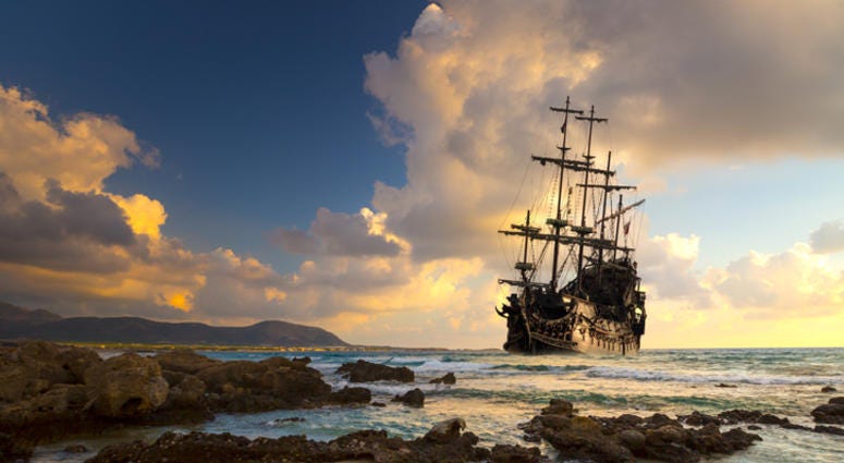 Pirate ship. Pirate ship.