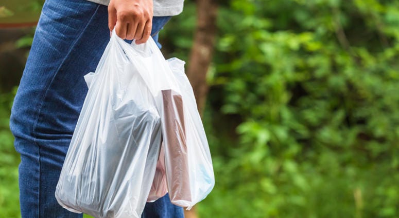 plastic bags.