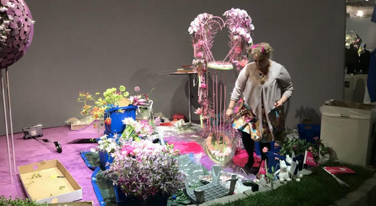 Interflora World Cup at the 190th Philadelphia Flower Show. Interflora World Cup